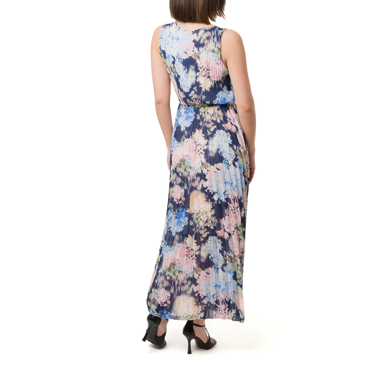 Abito a fantasia floreale multicolore da Donna con plisse Swish Jeans - Image 2