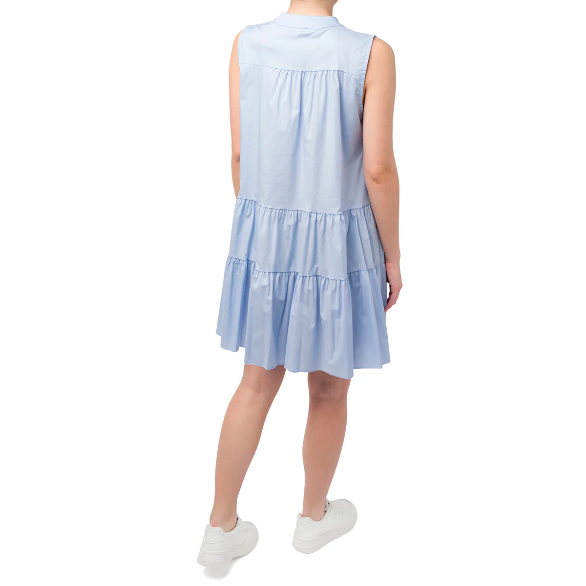 Abito azzurro da donna senza maniche Swish Jeans - Image 2
