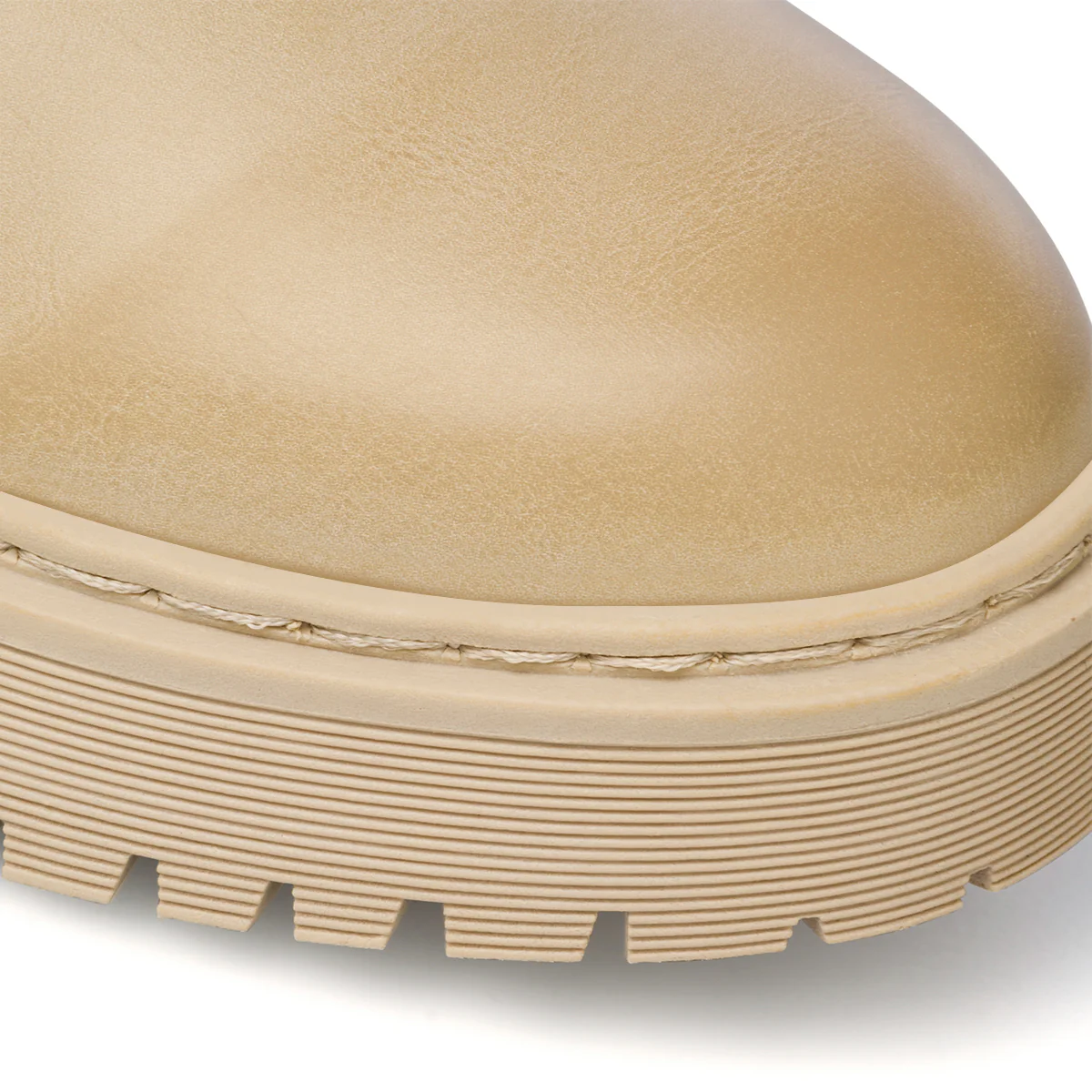 Anfibi beige da donna con suola chunky Lora Ferres - Image 5