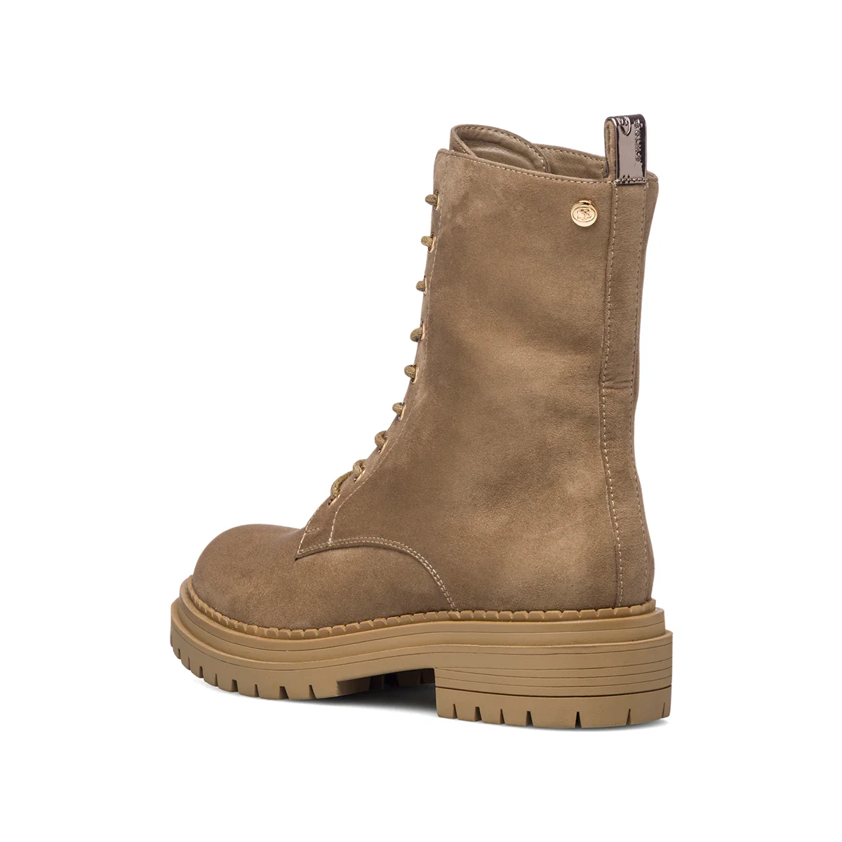 Anfibi beige effetto scamosciato con maxi-suola Swish Jeans - Image 3