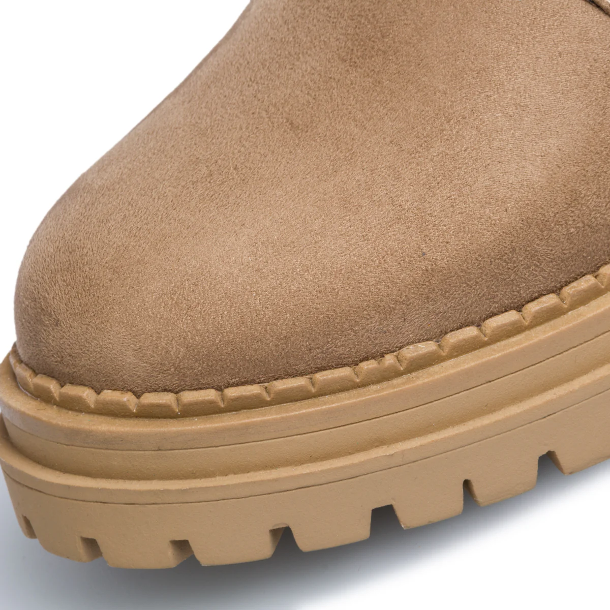 Anfibi beige effetto scamosciato con maxi-suola Swish Jeans - Image 6