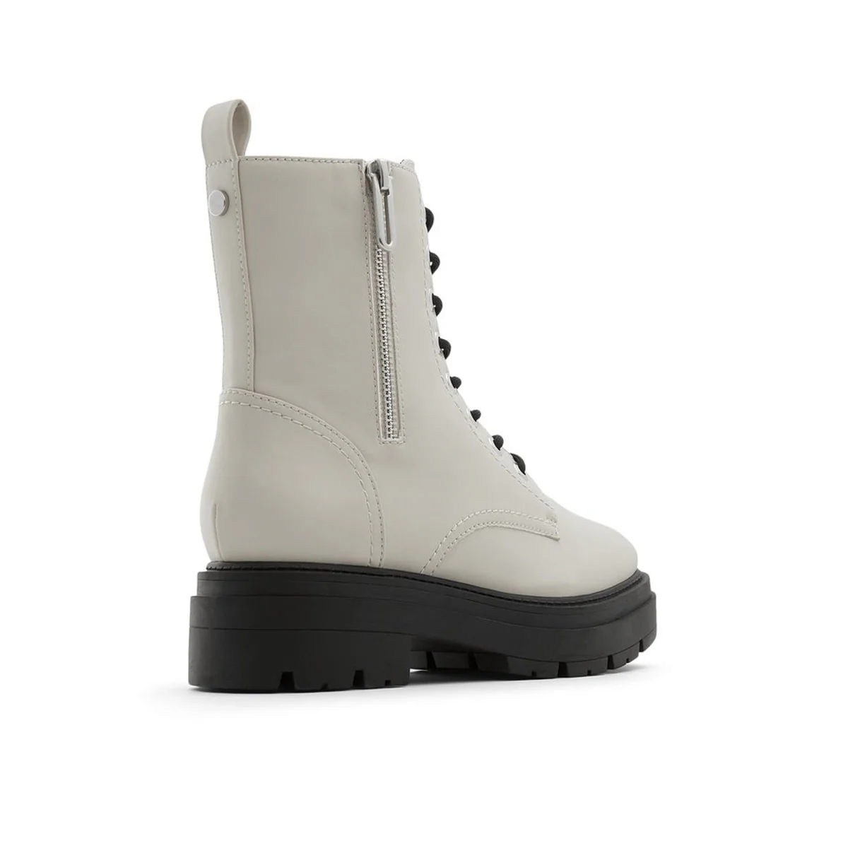 Anfibi bianchi in "pelle vegana" con suola combat Call It Spring Bowiie - Image 16