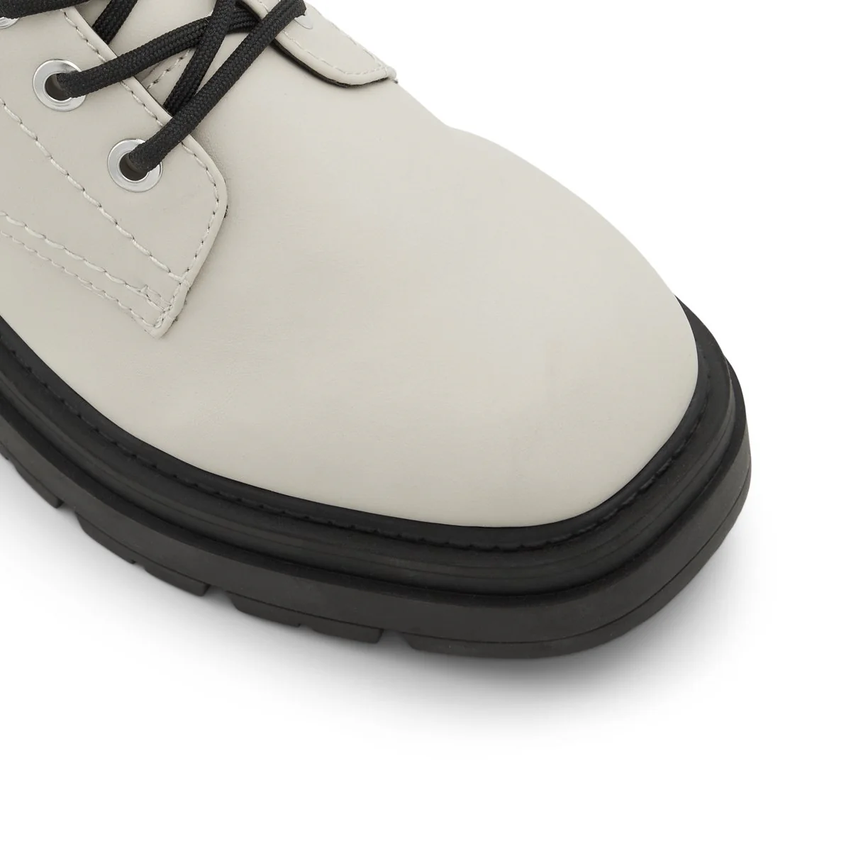 Anfibi bianchi in "pelle vegana" con suola combat Call It Spring Bowiie - Image 18