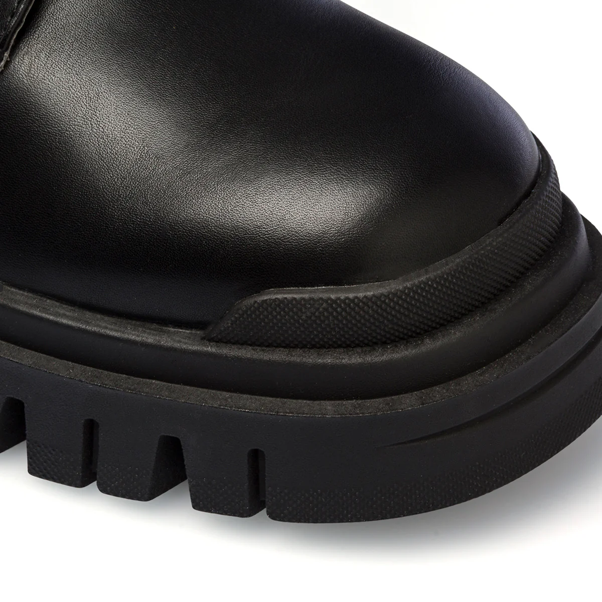 Anfibi chunky neri da donna con tacco 6 cm Lora Ferres - Image 6
