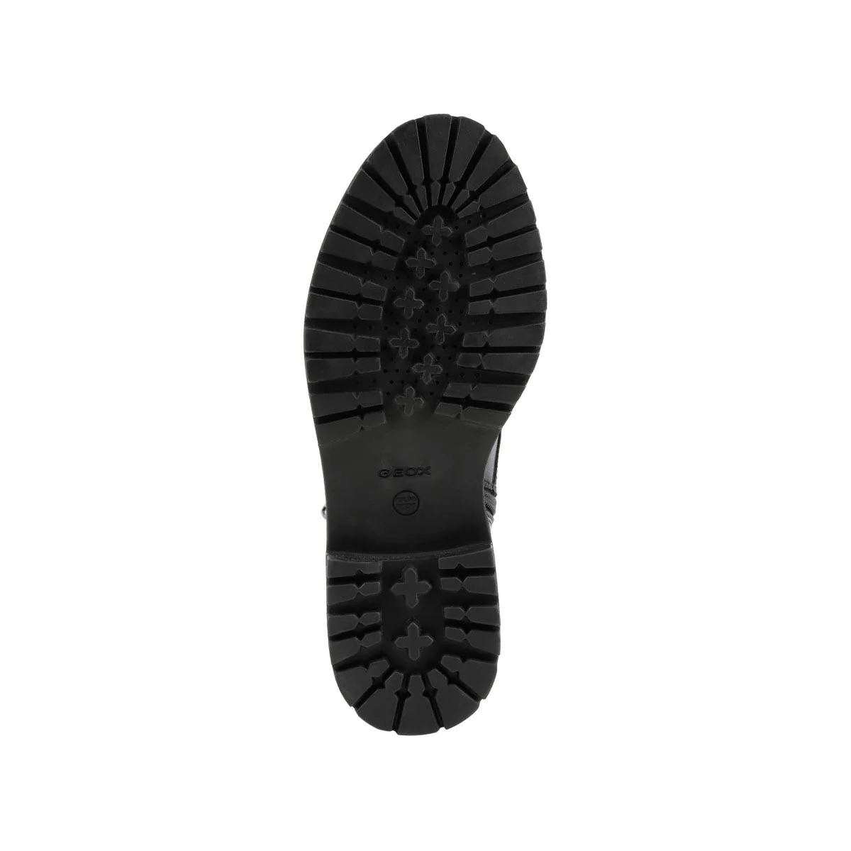 Anfibi da Donna neri in Pelle con suola chunky e zip laterale Geox - Image 6