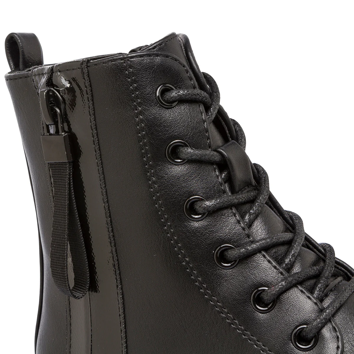 Anfibi da ragazza neri con doppia zip Le scarpe di Alice - Image 6