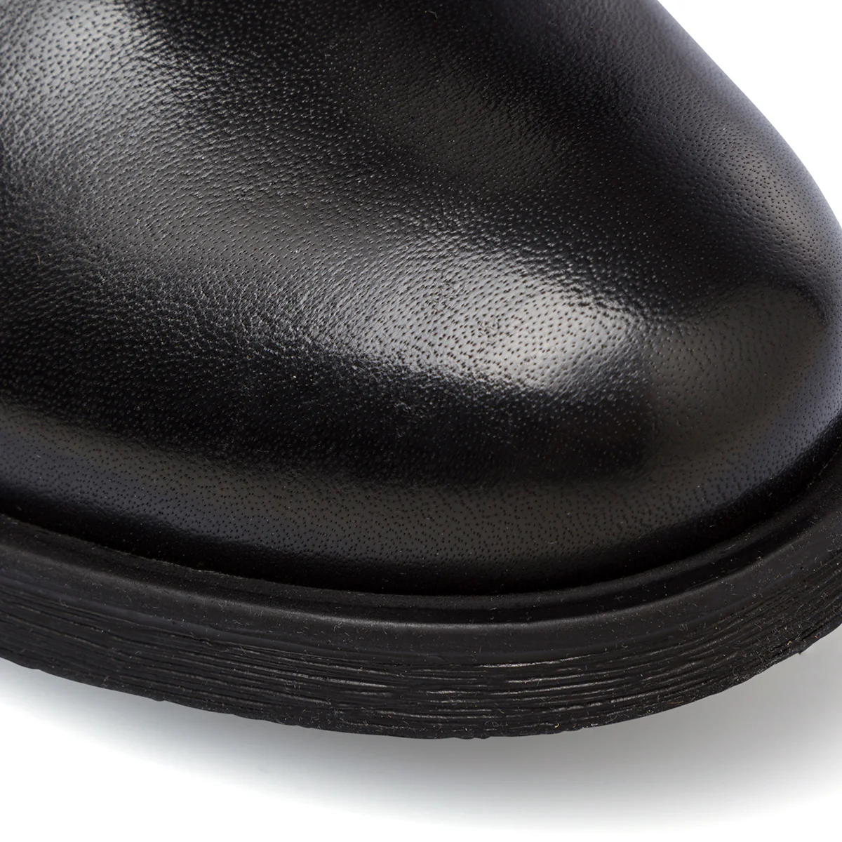 Anfibi in pelle neri da donna con zip Geox Rawelle - Image 6