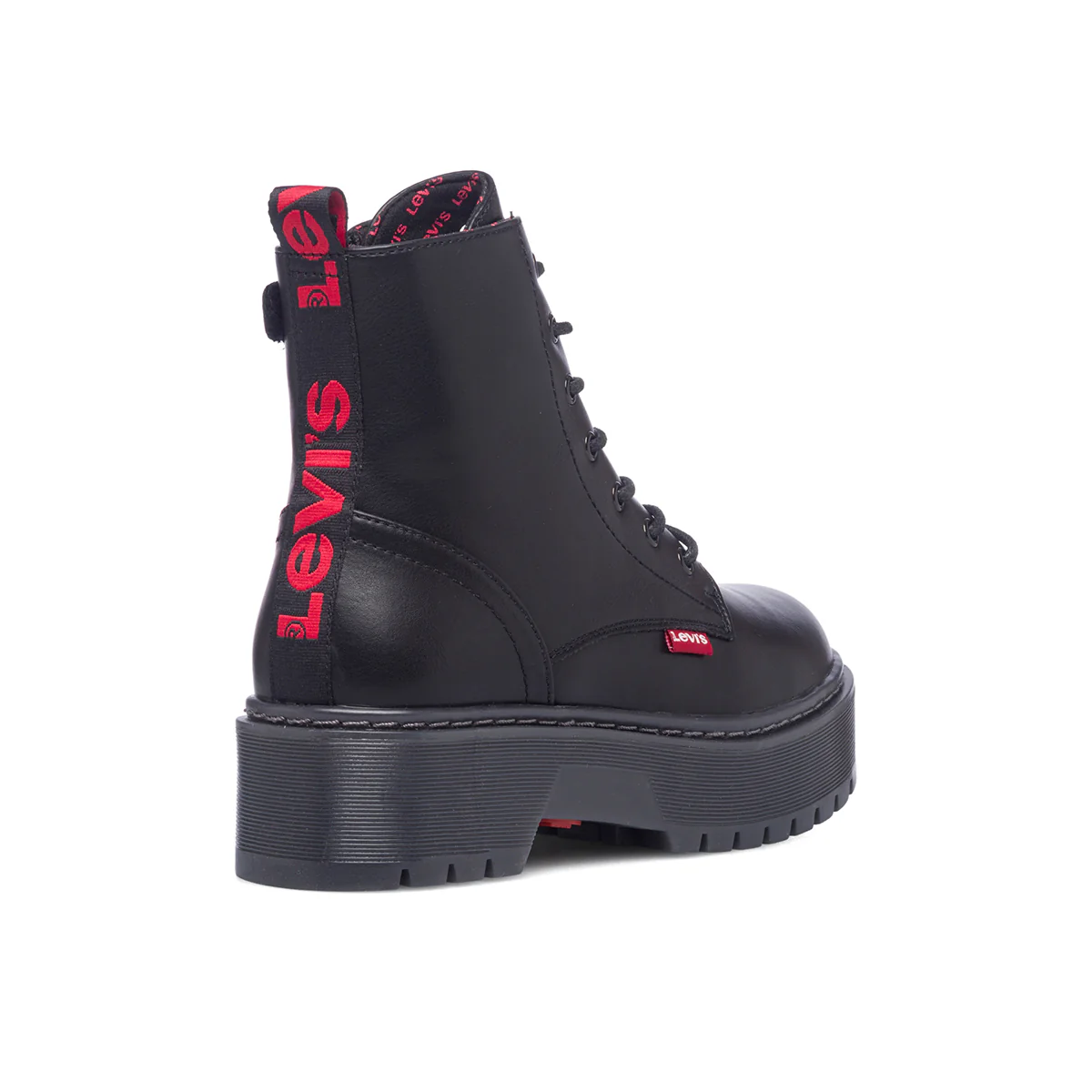 Anfibi neri con logo a contrasto Levi's Coolidge - Image 3