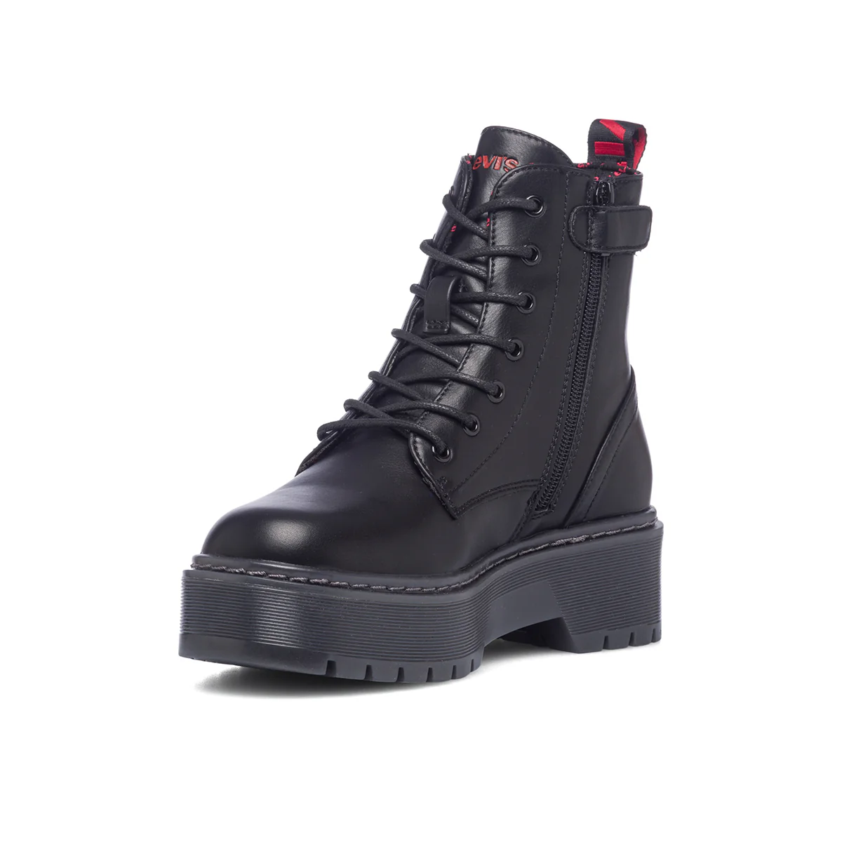Anfibi neri con logo a contrasto Levi's Coolidge - Image 4
