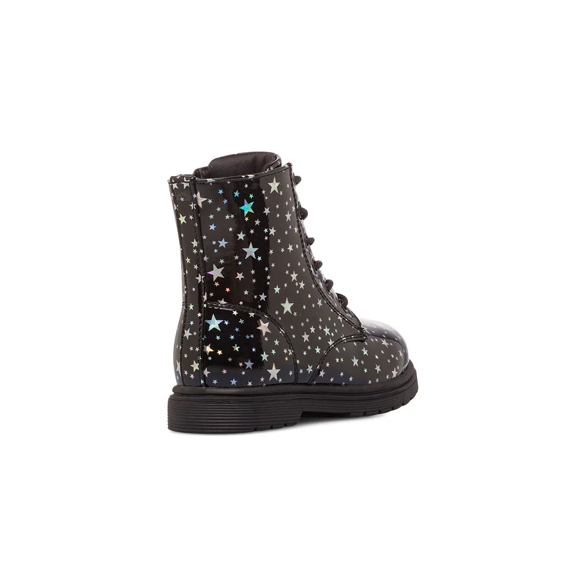 Anfibi neri da Bambina con stelle Le Scarpe di Alice - Image 3