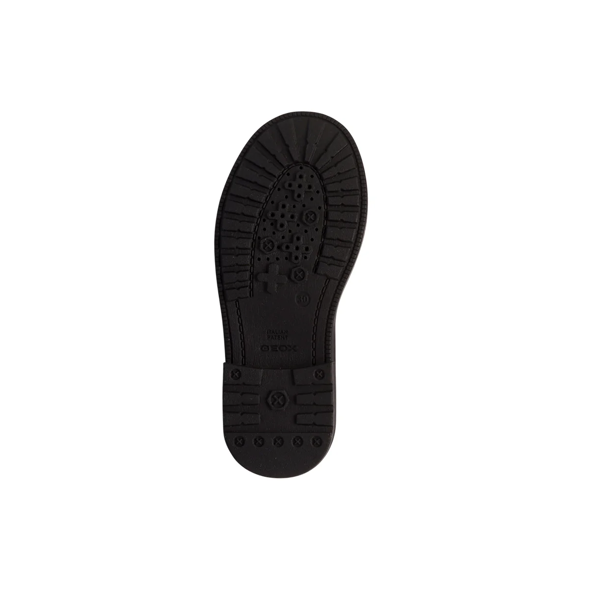 Anfibi neri da bambina con zip Geox Eclair - Image 5