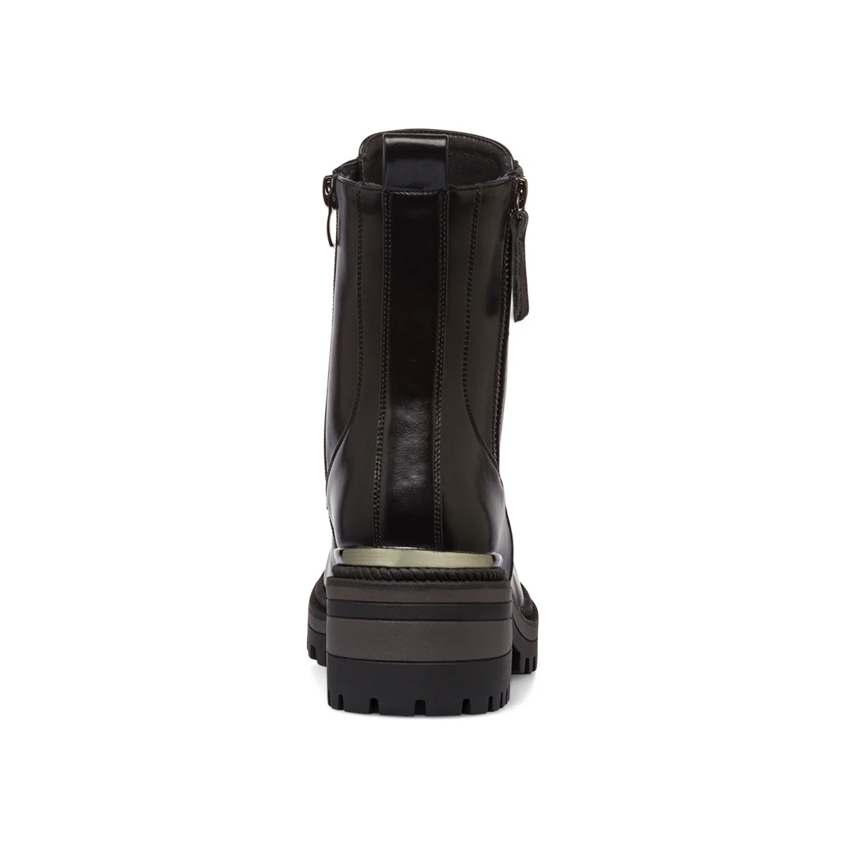 Anfibi neri da Donna con inserti metallici Lora Ferres - Image 4