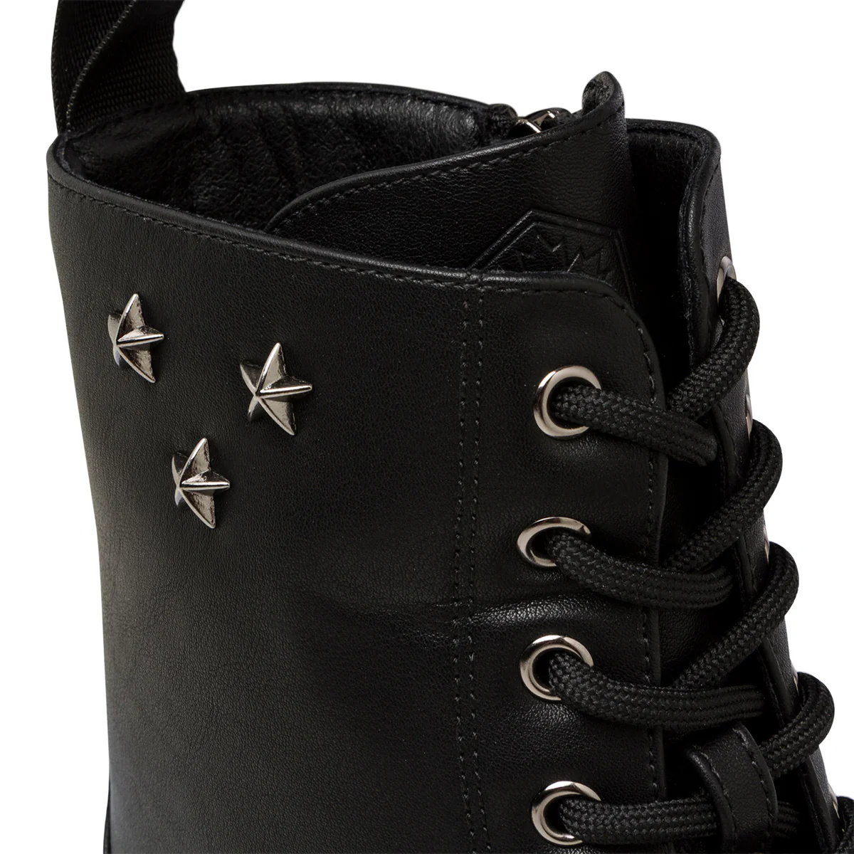 Anfibi neri da donna con suola chunky e zip Lumberjack Elyse - Image 2