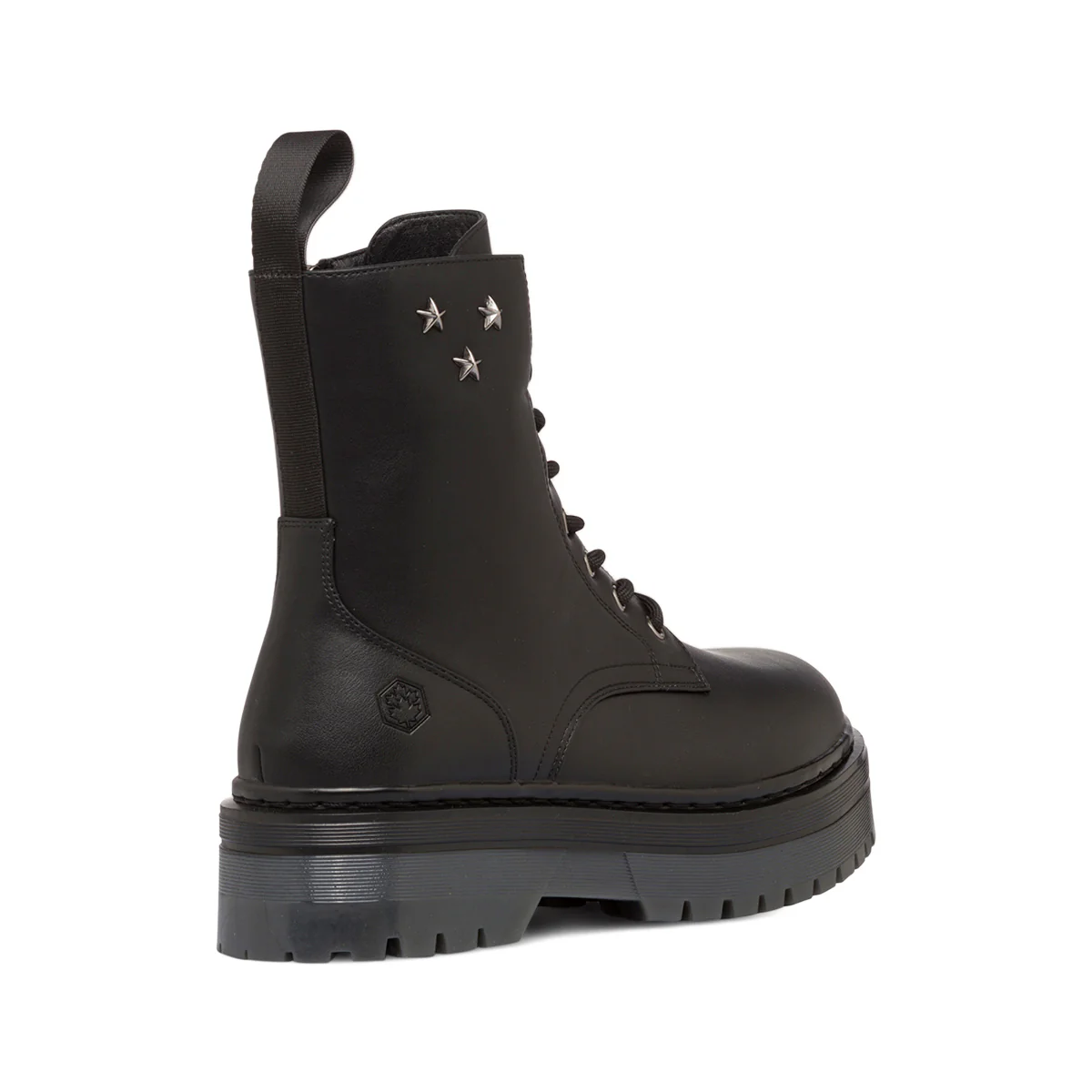 Anfibi neri da donna con suola chunky e zip Lumberjack Elyse - Image 5