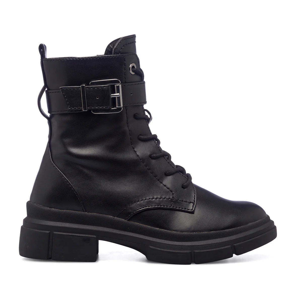 Anfibi neri da donna con suola chunky Lora Ferres