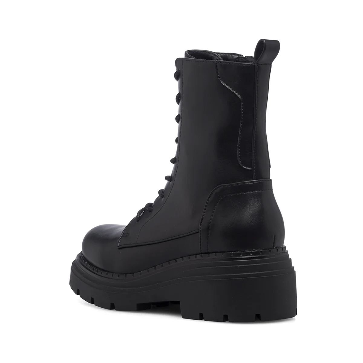 Anfibi neri da donna con suola combat Swish Jeans - Image 3
