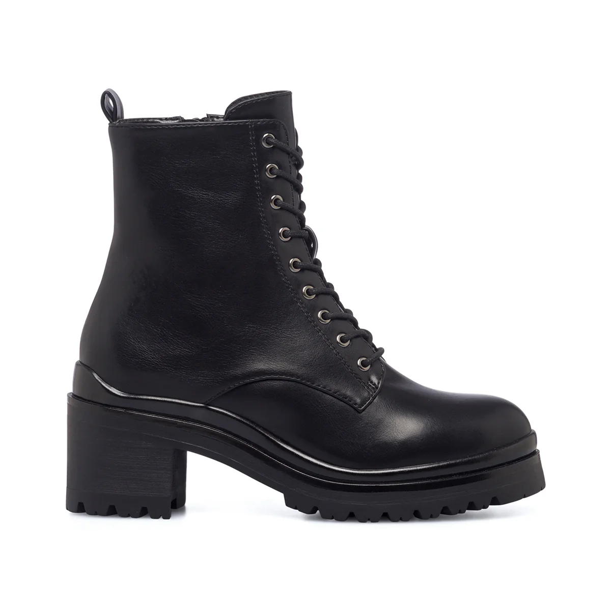 Anfibi neri da donna con tacco 5 cm Swish Jeans - Image 2