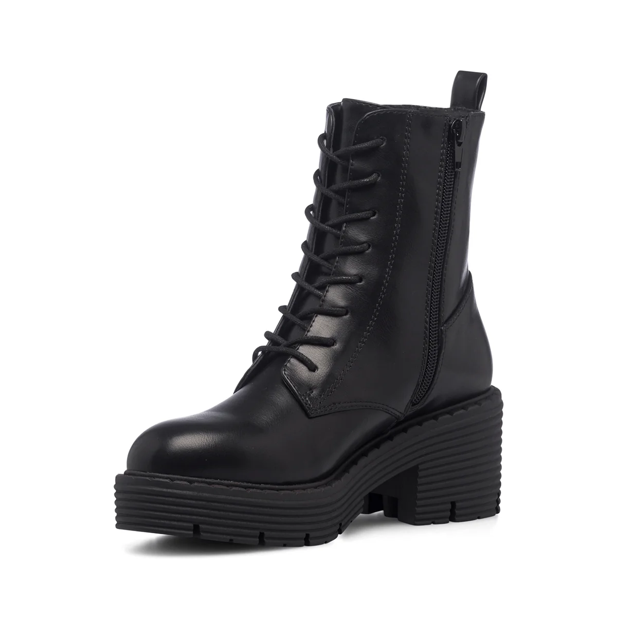 Anfibi neri da donna con tacco 6 cm Swish Jeans - Image 4