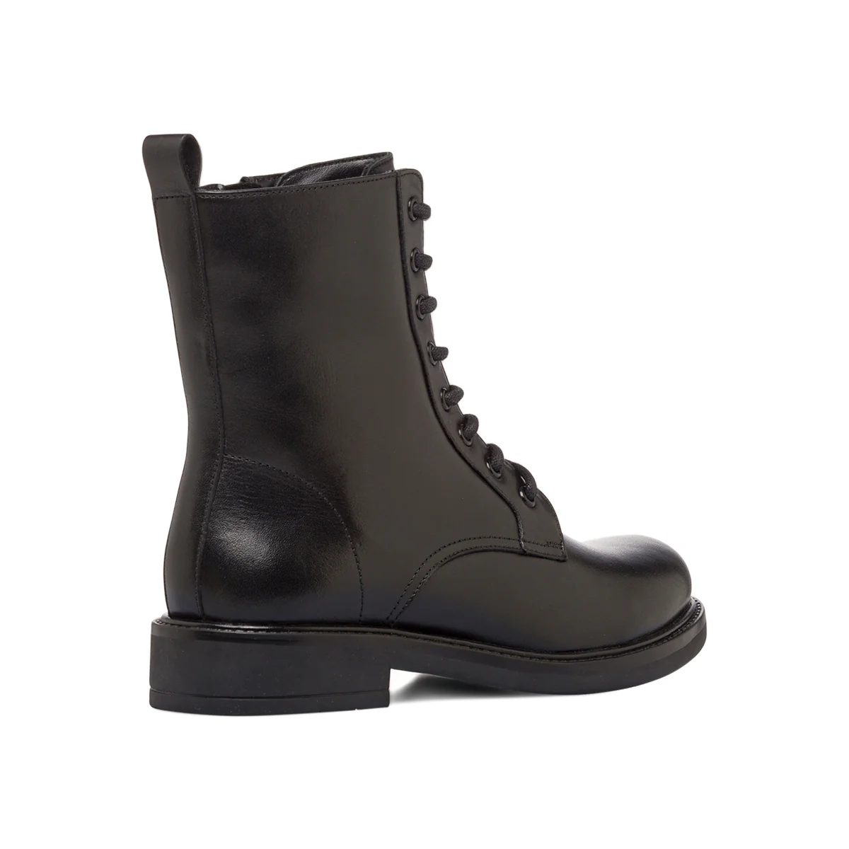 Anfibi neri da Donna in pelle e con zip Primopiano - Image 6
