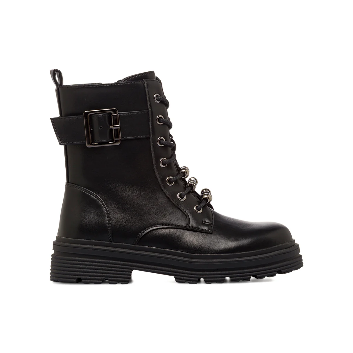 Anfibi neri da Ragazza con charms e fibbia Dieci Baci - Image 2