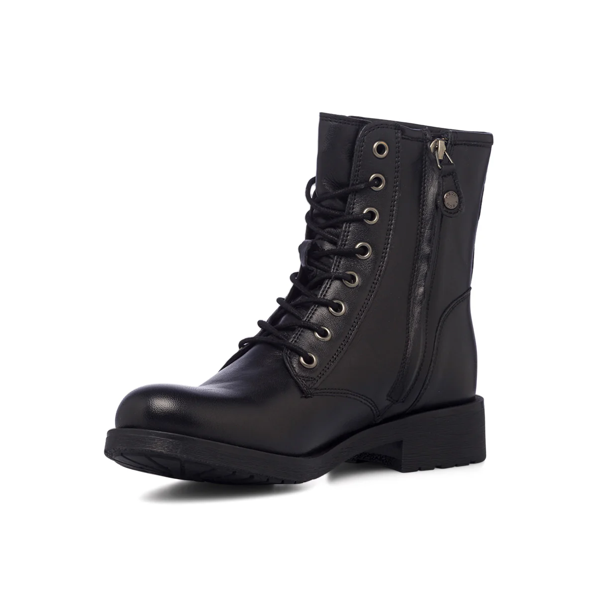 Anfibi neri in pelle da donna Geox Rawelle - Image 4