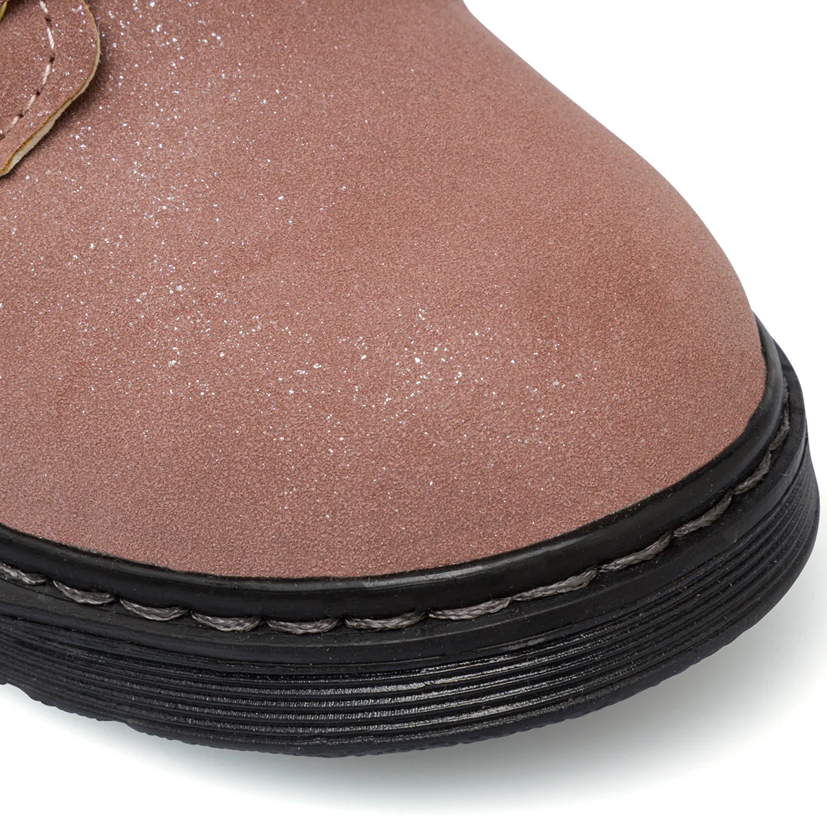 Anfibi rosa scuro da bambina con glitter e pelliccia sintetica Swish Jeans - Image 6