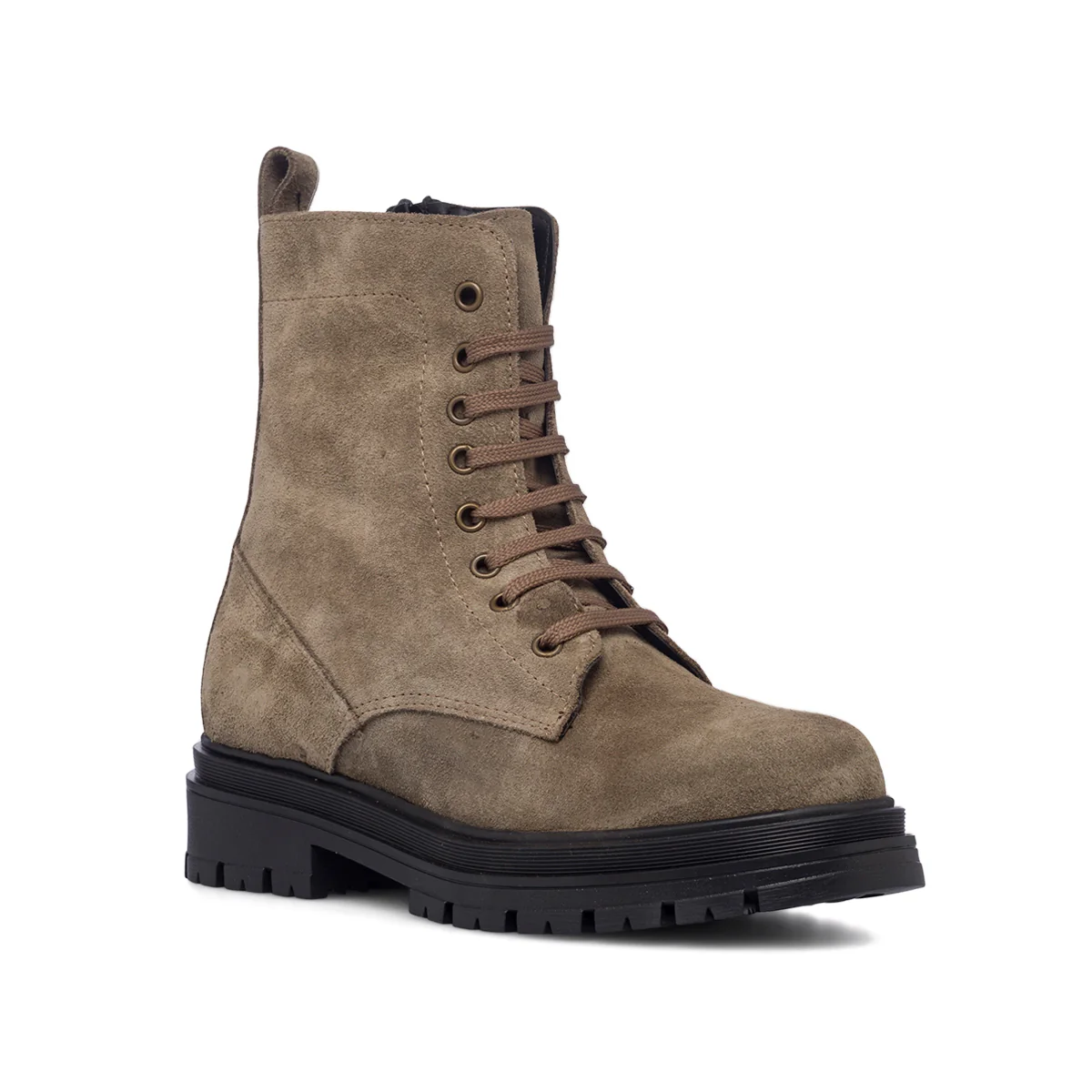 Anfibi taupe in microfibra da donna con suola chunky Swish Jeans - Image 2