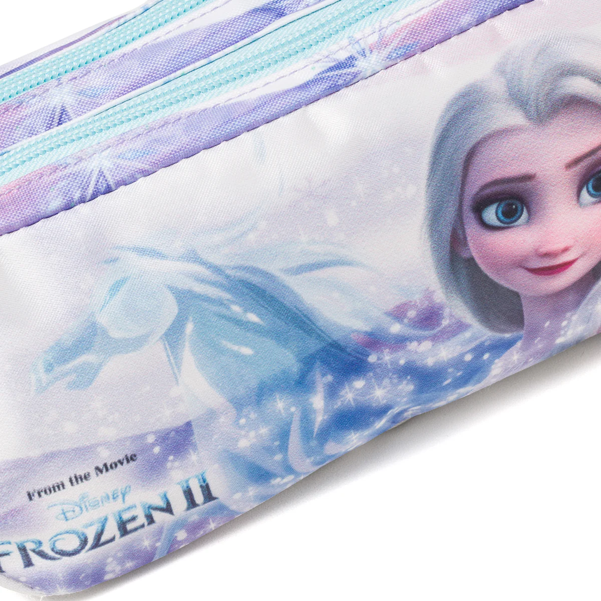 Astuccio portatutto lilla con doppia zip e stampa Frozen - Image 4