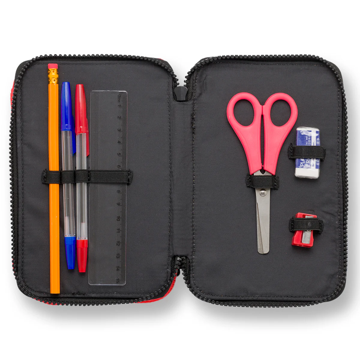 Astuccio scuola nero completo con logo Ducati tre scomparti - Image 3