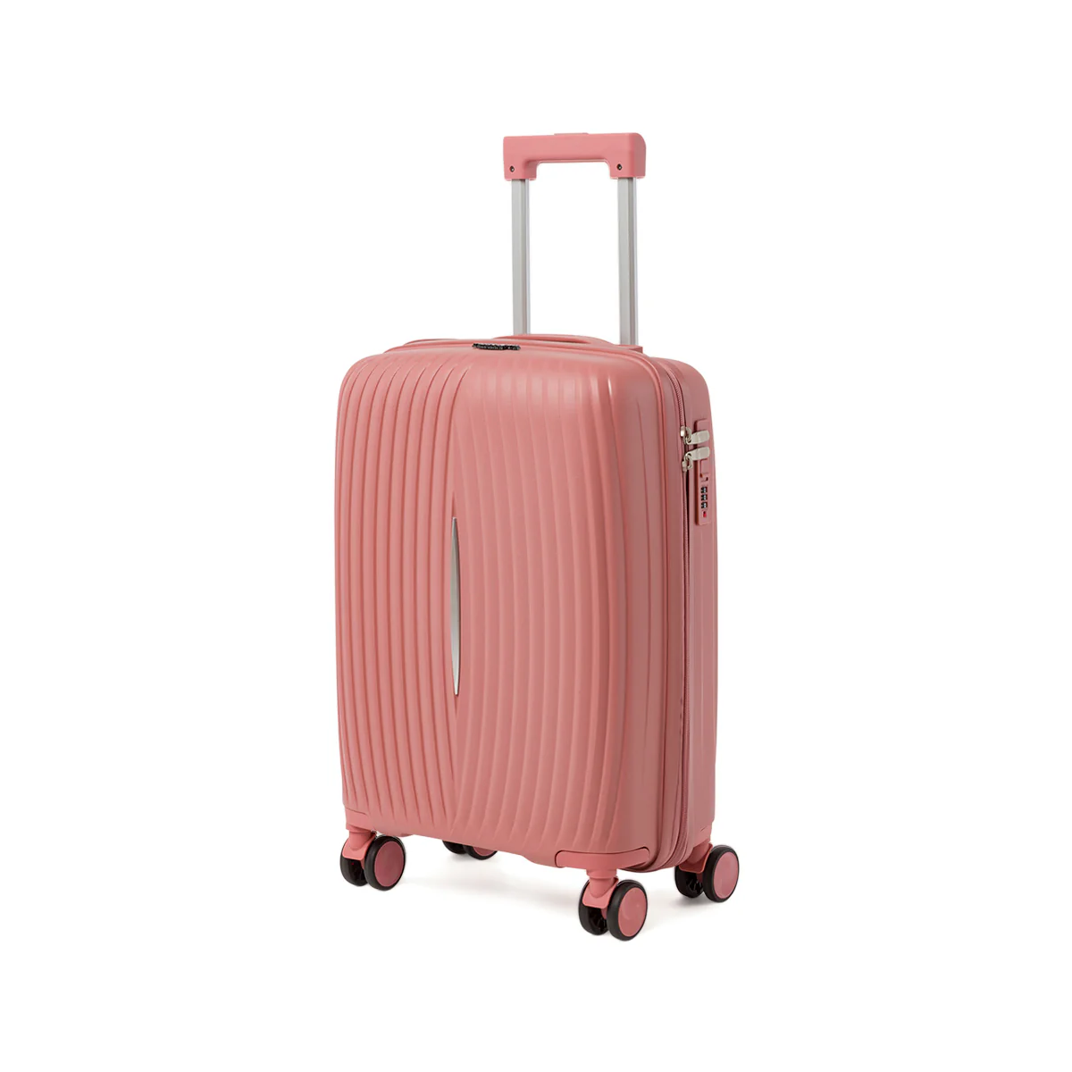 Bagaglio a mano cabina rosa rigido con combinazione Romeo Gigli