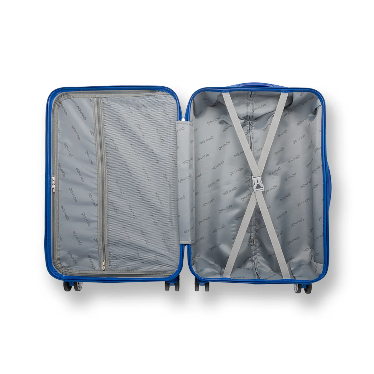Bagaglio a mano in abs blu Govago - Image 4