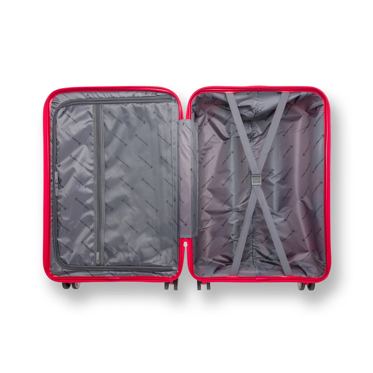 Trolley Bagaglio a mano in abs rosso Romeo Gigli - Image 4