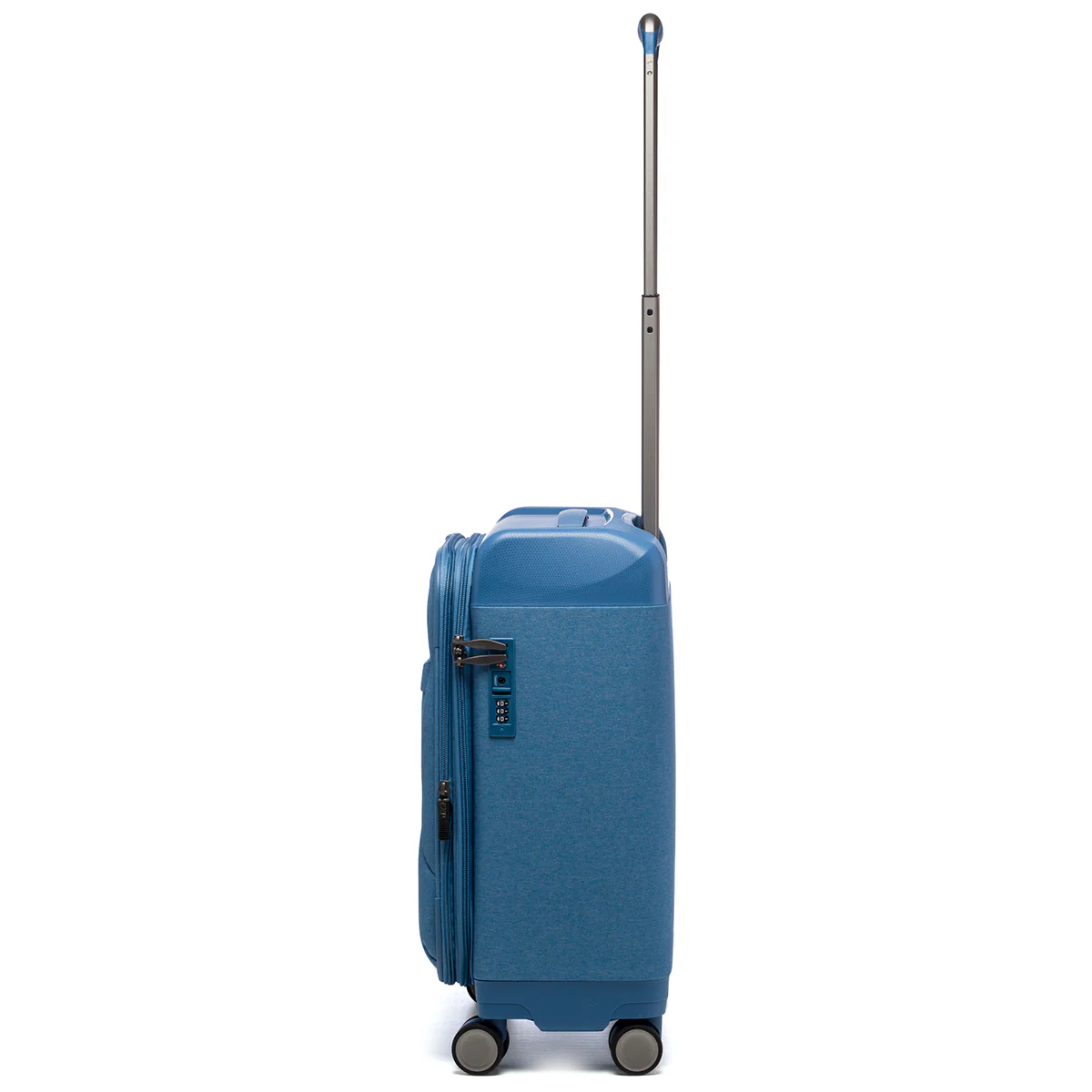 Trolley Bagaglio a mano in tessuto e ABS colore blu Romeo Gigli - Image 2
