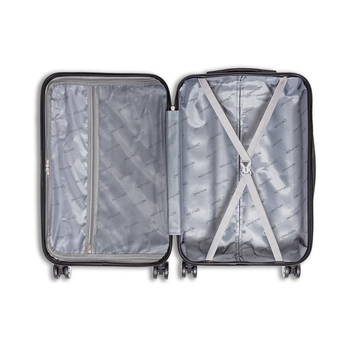 Trolley Bagaglio a mano rigido blu Govago - Image 6