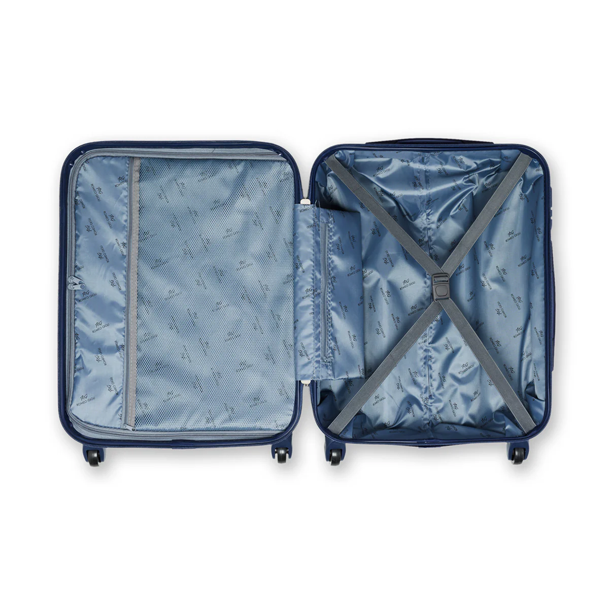 Trolley Bagaglio a mano rigido blu Romeo Gigli - Image 8