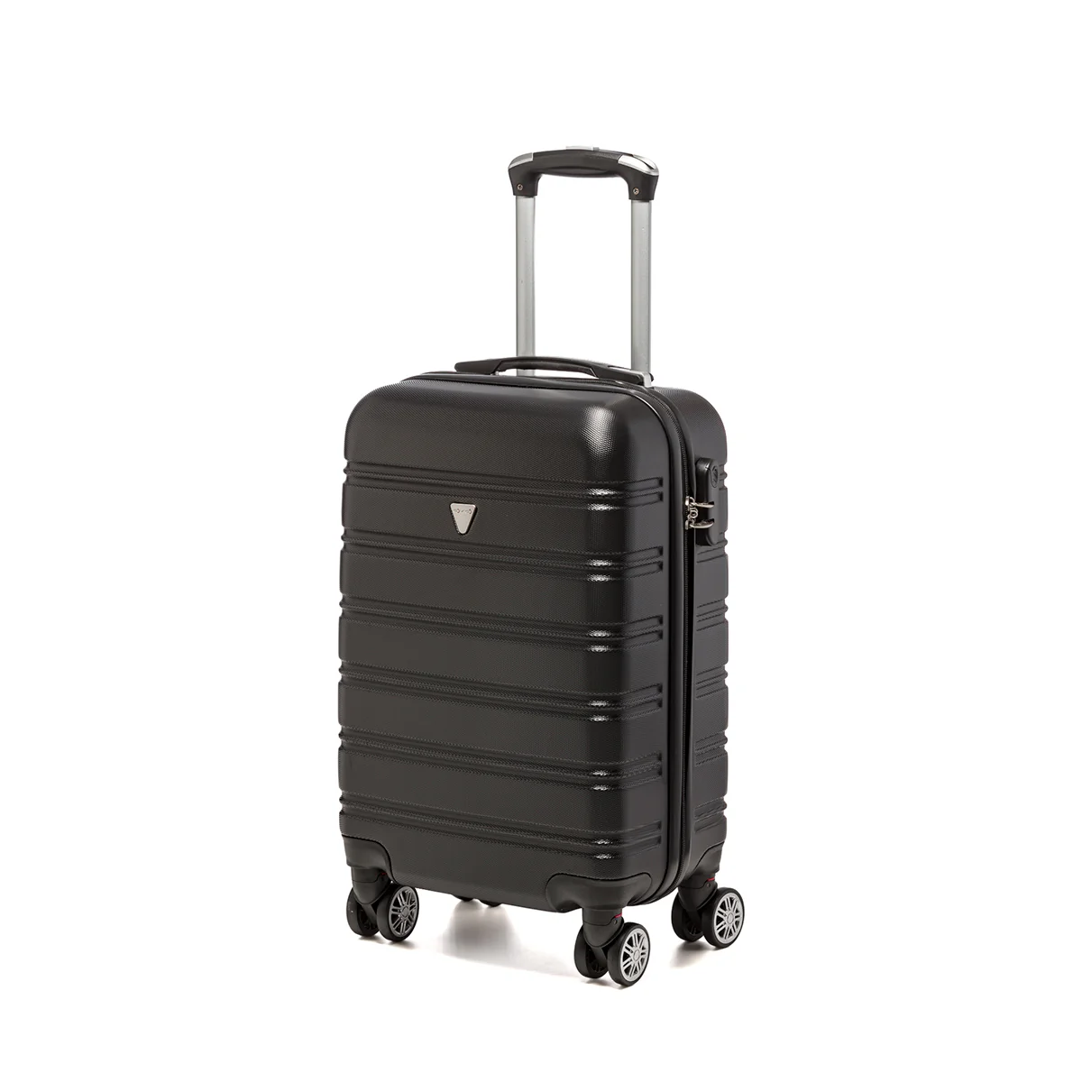 Trolley Bagaglio a mano rigido nero Govago