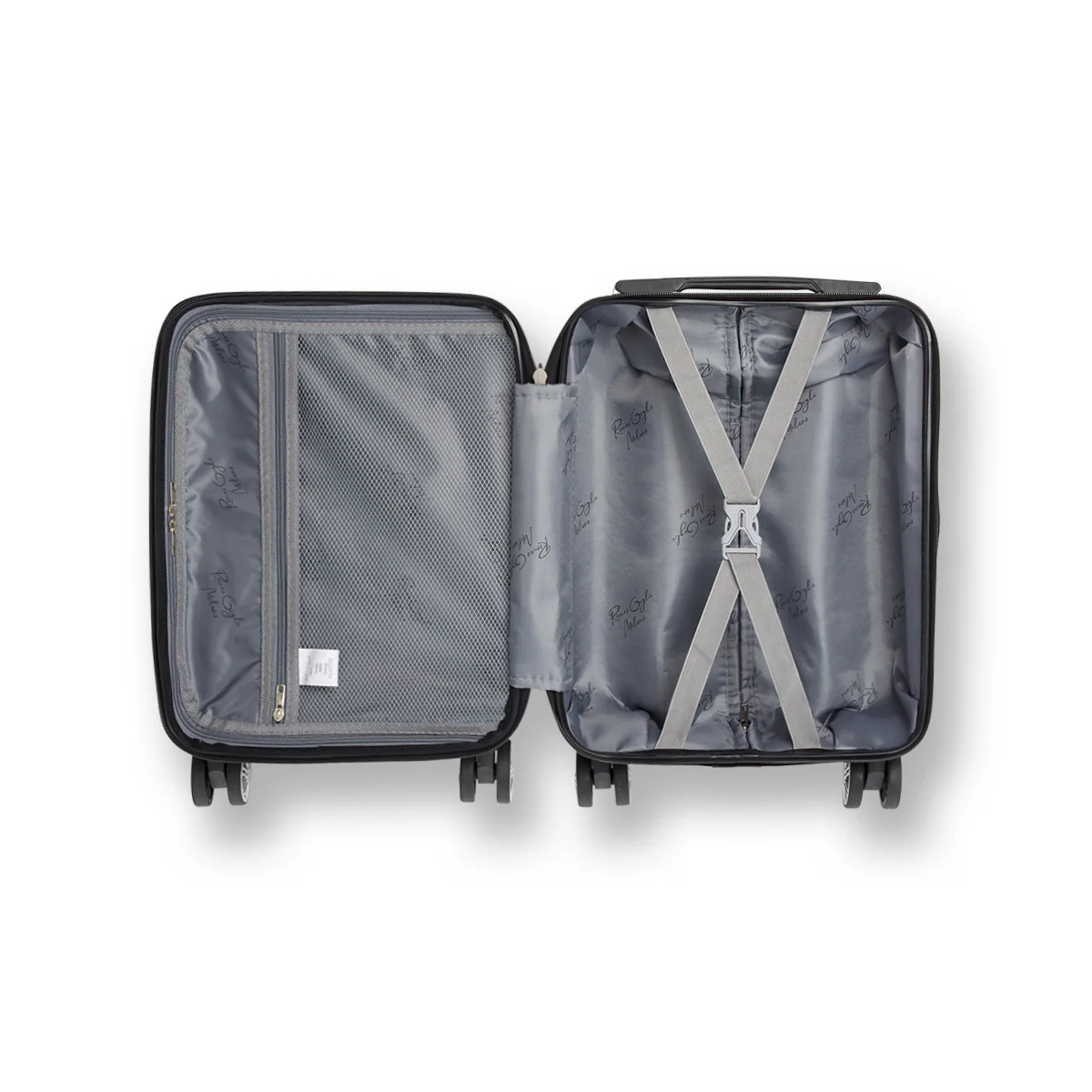 Bagaglio underseat per voli low cost nero in ABS Romeo Gigli - Image 4