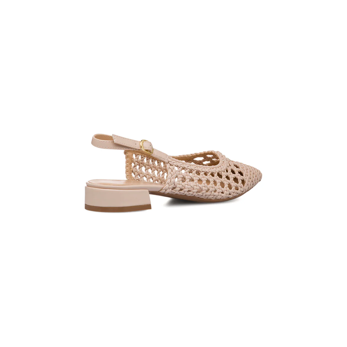 Ballerine beige da Donna effetto intrecciato Swish Jeans - Image 6