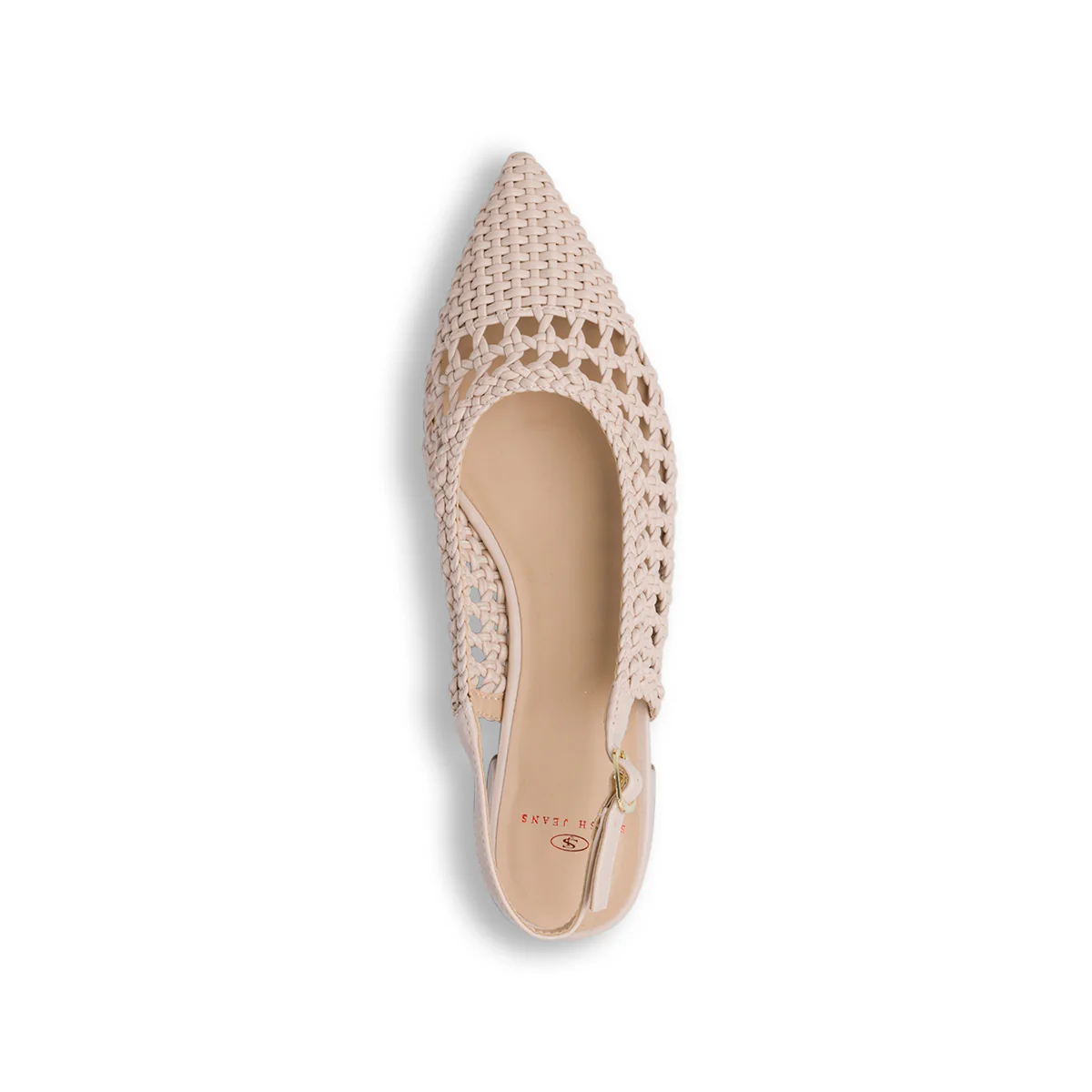 Ballerine beige da Donna effetto intrecciato Swish Jeans - Image 7