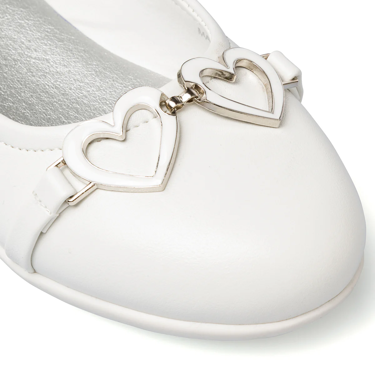 Ballerine bianche da ragazza con cuoricini 10 Baci - Image 6