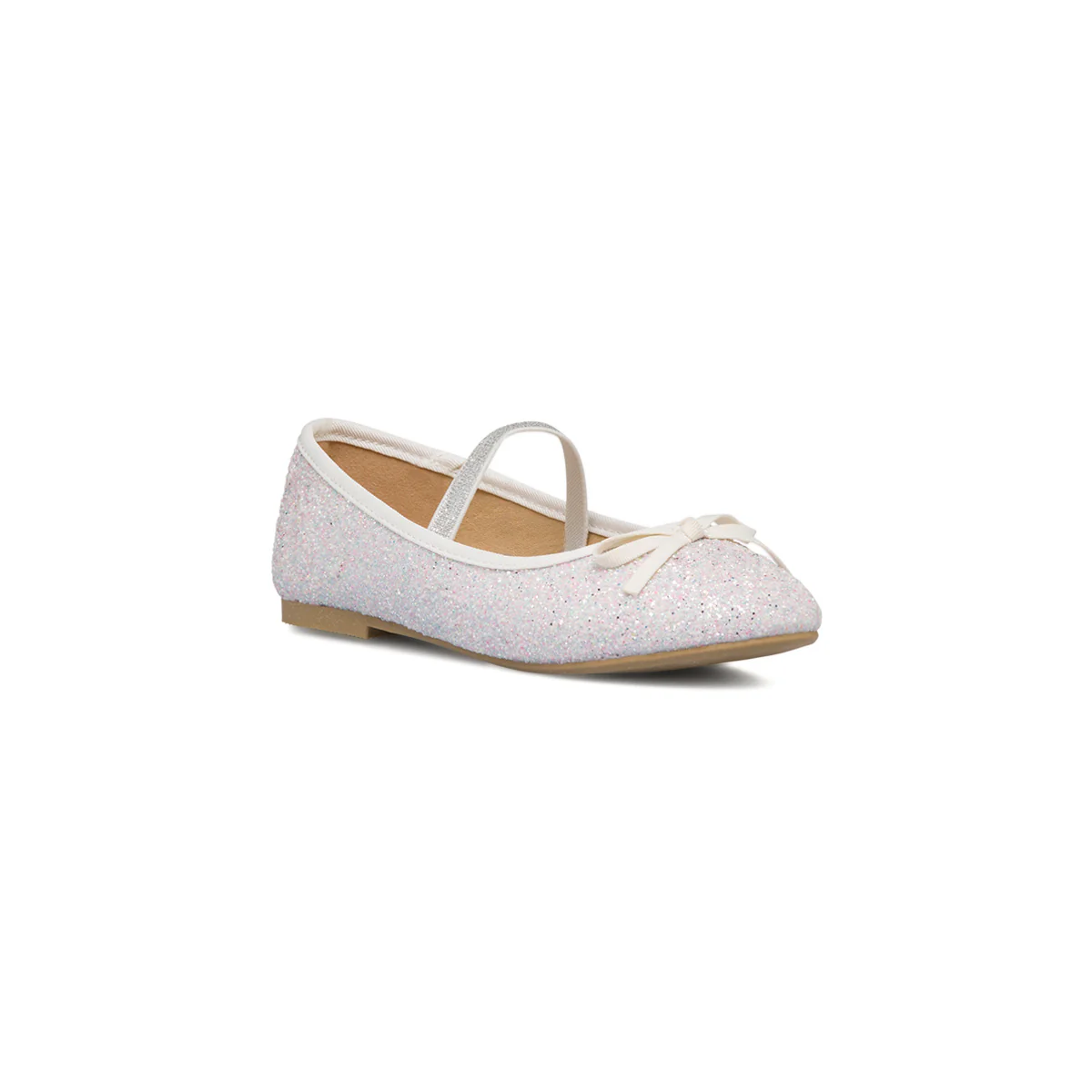Ballerine bianche glitterate da ragazza 10 Baci - Image 2