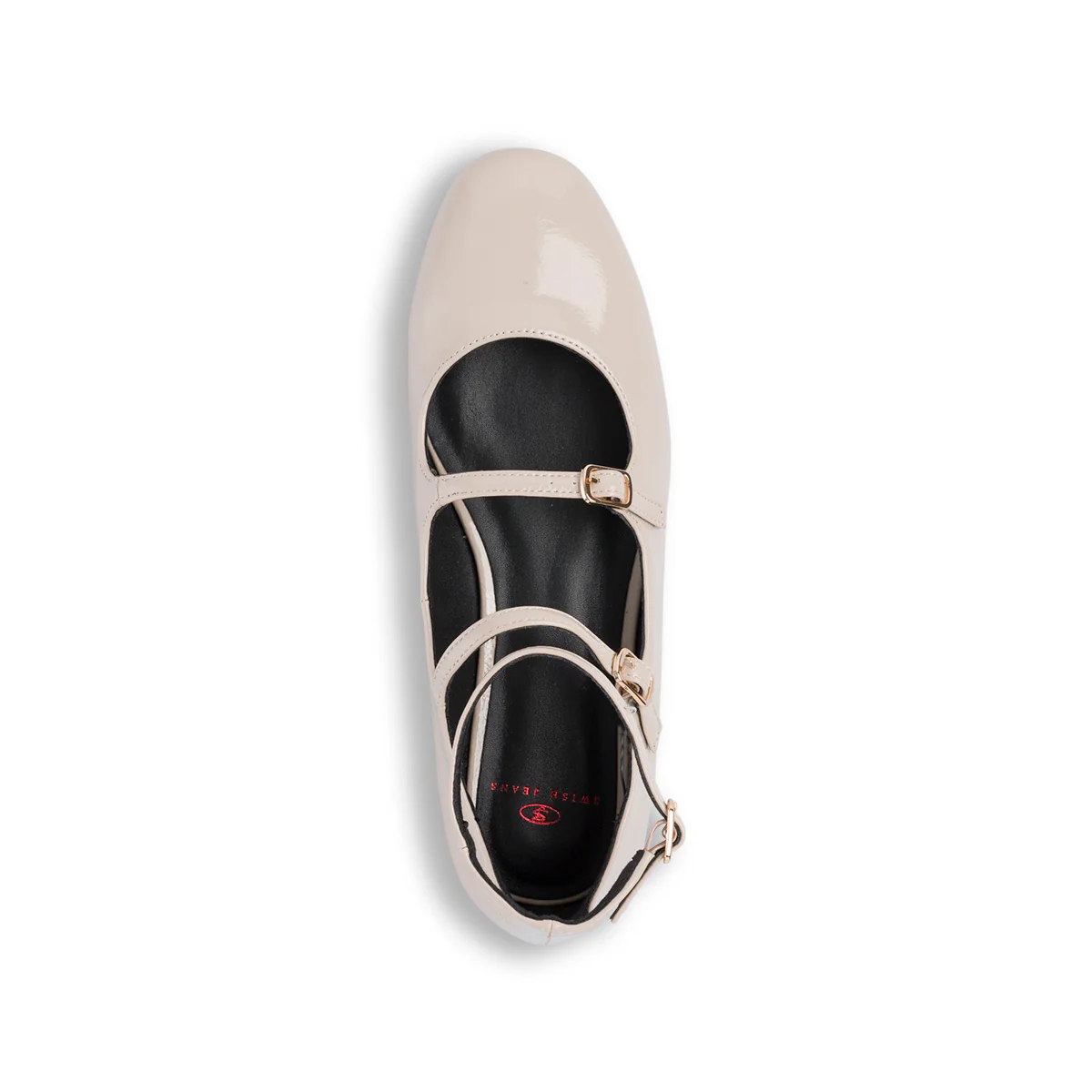 Ballerine Mary Jane bianco off-white effetto vernice da Donna Swish Jeans - Image 7
