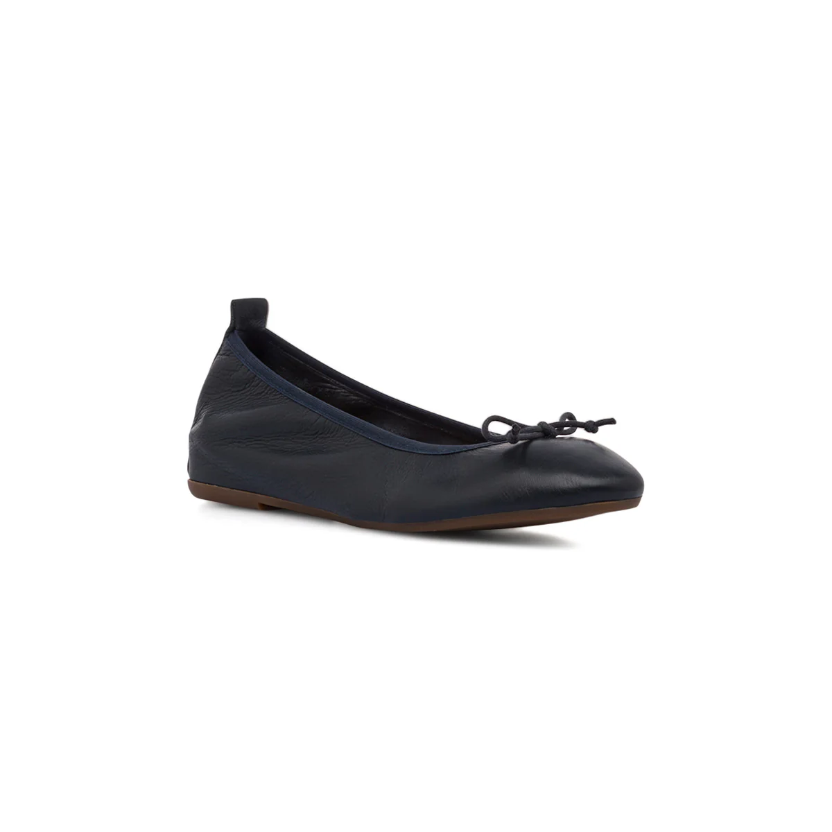 Ballerine blu da Donna in pelle con fiocco P Essentials - Image 2