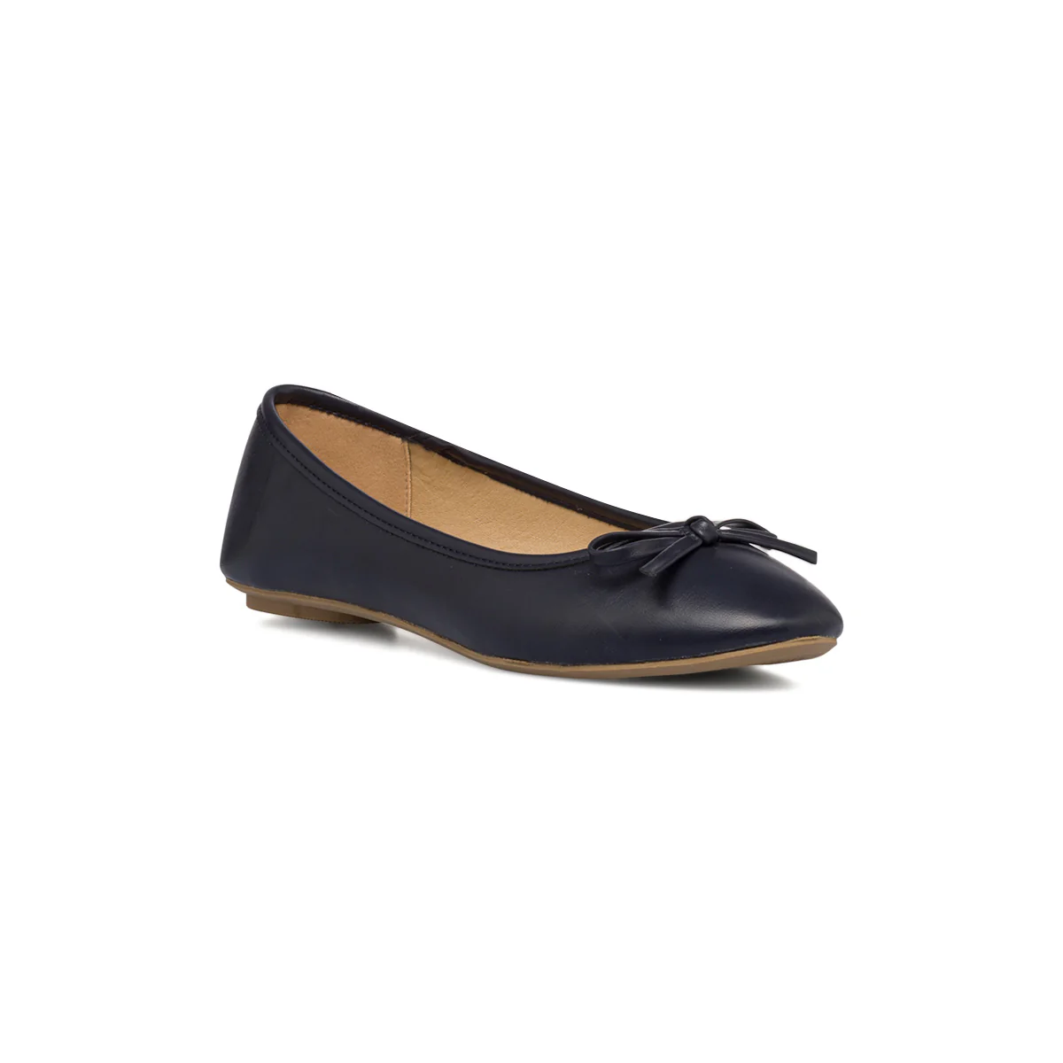 Ballerine blu navy da donna con fiocchetto Lora Ferres - Image 2