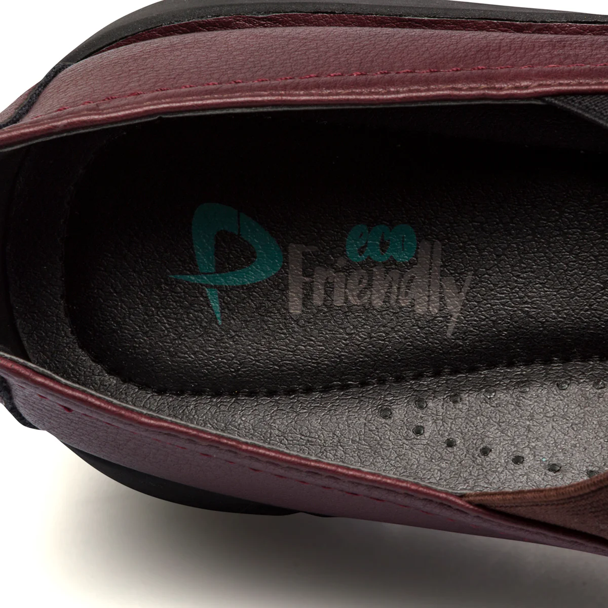 Ballerine bordeaux da donna con fascette colorate P Eco Friendly - Image 2