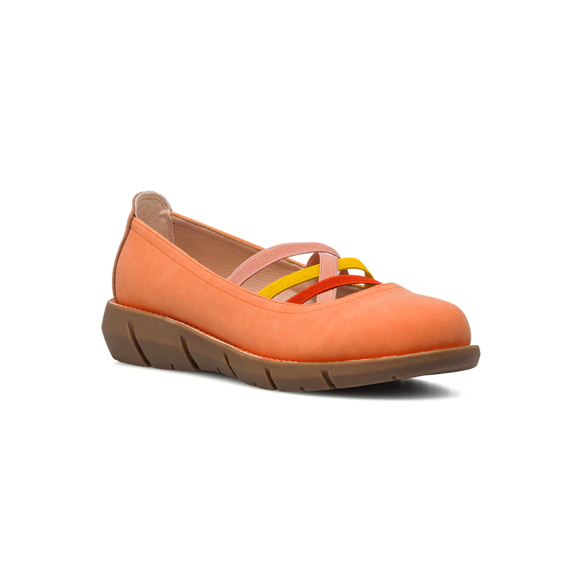 Ballerine arancioni da donna in nubuck P Eco Friendly - Image 14