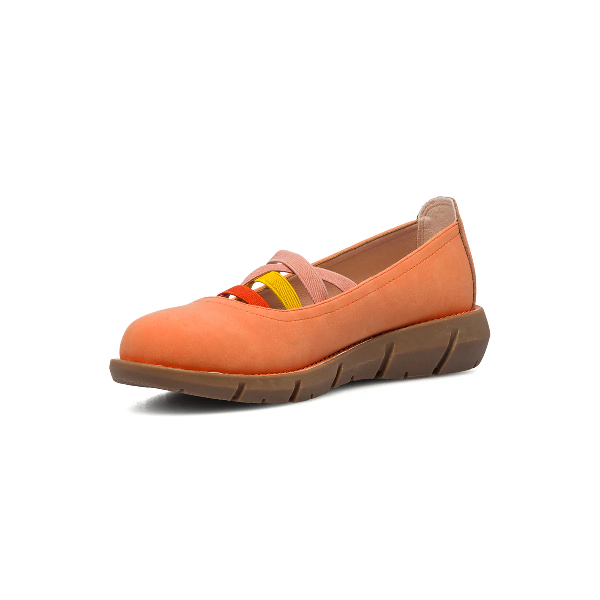 Ballerine arancioni da donna in nubuck P Eco Friendly - Image 16