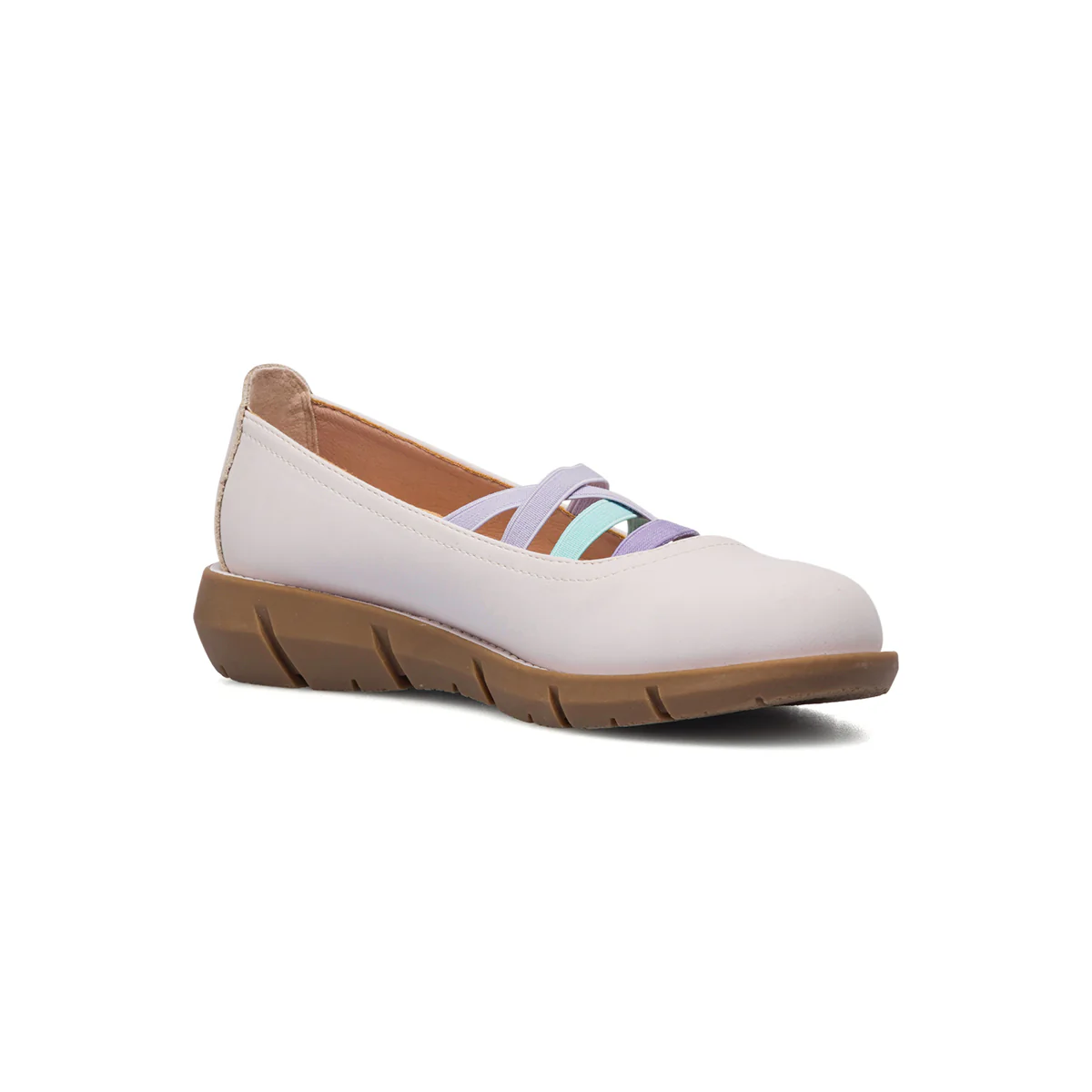 Ballerine bianche da donna in nubuck P Eco Friendly - Image 13