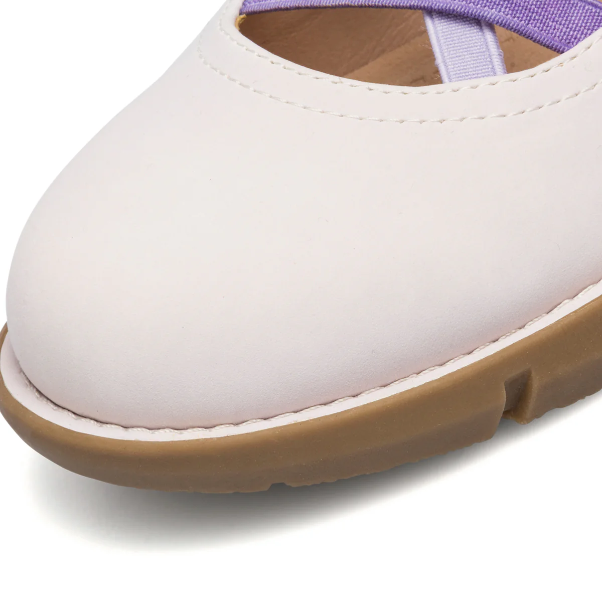 Ballerine bianche da donna in nubuck P Eco Friendly - Image 15