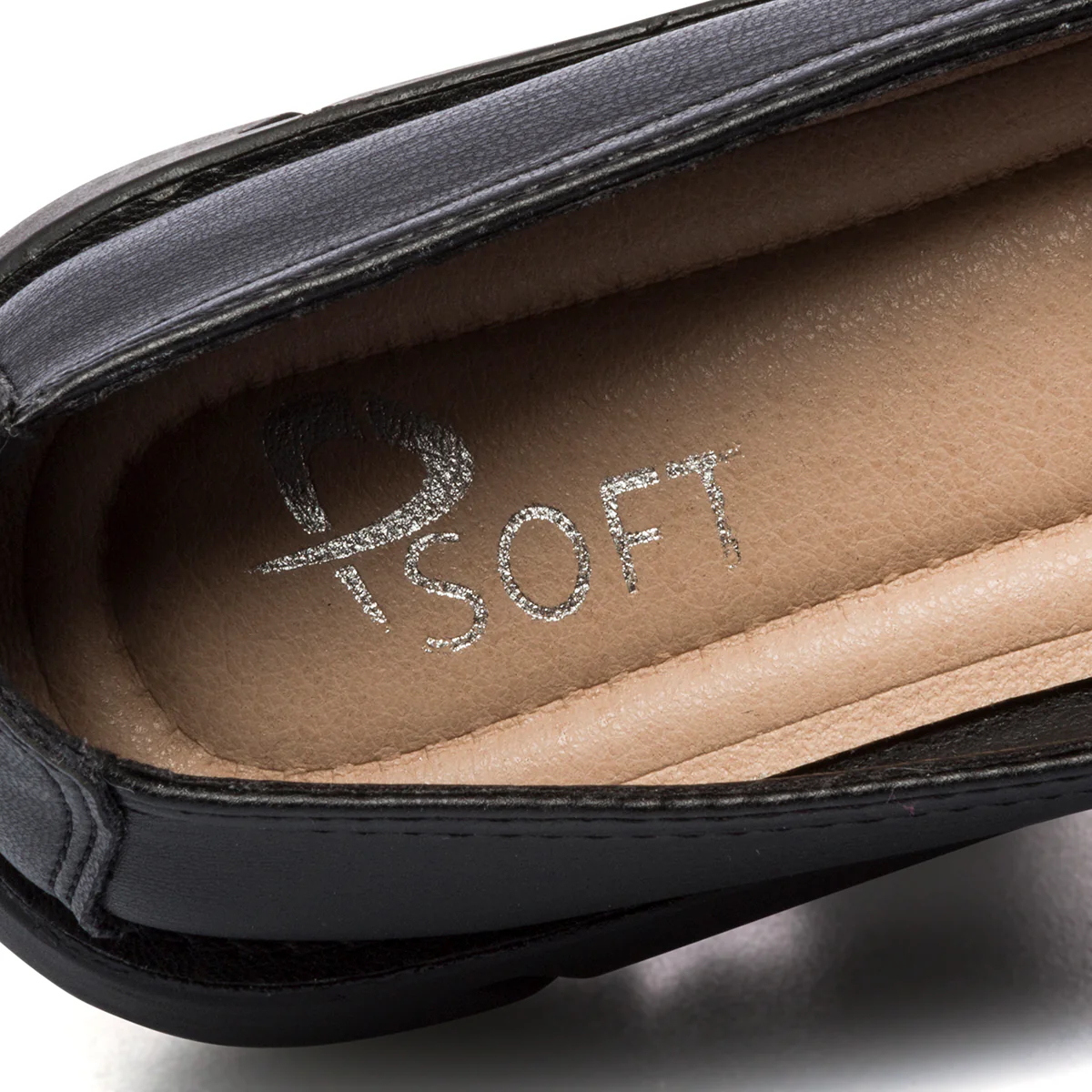 Ballerine nere da donna con fascette colorate P Eco Friendly - Image 8